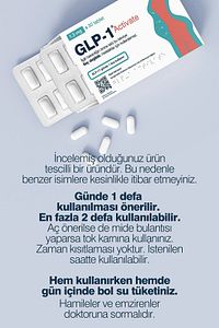 -1 tablet gıda takviyesi ürün fotoğrafı