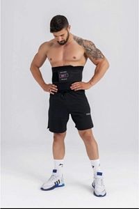 Ns Fit Termal Sauna Bel Korsesi Termal Kemer Siyah Renk ürün fotoğrafı