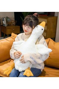 Sevimli Peluş Uyku Arkadaşım Kaz 75 cm- Uçan Kaz Morton Uyku Yastığı ürün fotoğrafı