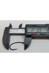 Krank Model Teflon Mat Siyah Delikli Olta Iğnesı 4 No (10 Adet) ürün fotoğrafı