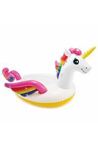 Tek Boynuzlu Unicorn Havuz Yatağı Binici Tutmaçlı Ponny Ada 201x140x97 Cm ürün fotoğrafı
