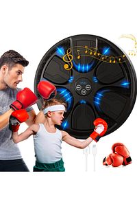 Boks Standı Akıllı Müzikli Boks Makinesi Eldivenli Yetişkin Çocuk Egzersiz Boks Spor Ekipmanı ürün fotoğrafı
