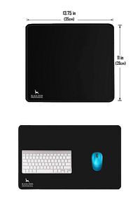 Professional Siyah Orta Boy Gaming Mouse Pad 35x28 Cm ürün fotoğrafı