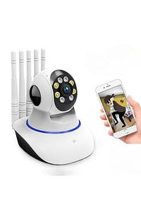 Kablosuz Wifi Bebek Izleme Ip Kamerası 3 Antenli Gece Görüşlü Güvenlik Ip Kamera Harekete Duyarlı ürün fotoğrafı