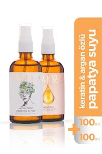 Ermoza Saç Bakım Seti Keratin Ve Argan 100 Ml + 100ml Cam Şişe ürün fotoğrafı
