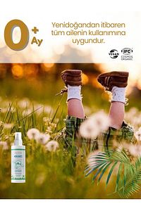 %100 Doğal Koruyucu Vücut Losyonu Sprey 100 Ml. (0+ Ay Üzeri) ürün fotoğrafı