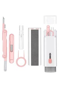 7 İn 1 Çok Fonksiyonlu Kit Ekran Bilgisayar Laptop Klavye, Telefon, Kulaklık Airpod Temizleyici Kiti ürün fotoğrafı