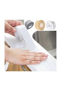 3.2 Metre Su Sızdırmaz Kenar Bant Mutfak Banyo Duvar Küvet Lavabo Bandı Ev Iş Ofis Yapışkanlı Şerit ürün fotoğrafı
