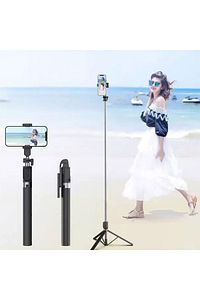 Tripod /selfie Çubuğu K9 Bluetooth Uzaktan Kumandalı Yüksekliği Ayarlanabilir Portatif Taşınabilir ürün fotoğrafı