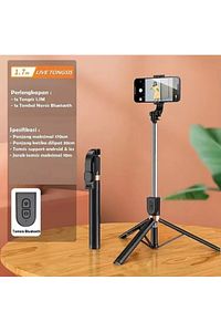 Tripod /selfie Çubuğu K9 Bluetooth Uzaktan Kumandalı Yüksekliği Ayarlanabilir Portatif Taşınabilir ürün fotoğrafı