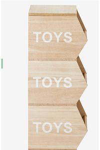 Kids Çocuk&bebek Odası Iskandinav Mobilya Puzzle Oyuncak Dolabı (3 MODÜL) ürün fotoğrafı