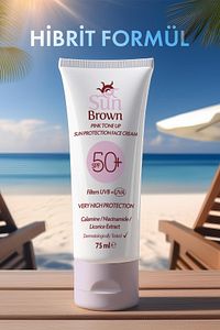Ton Eşitleyici Pembe Güneş Koruyucu Spf50+ Yüz Kremi 75 ml ürün fotoğrafı