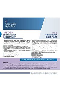 Night Time Gripe Water Gaz Damlası 120 ml Gaz, Kolik Pasiflora Papatya & Melisa Çiceği ürün fotoğrafı