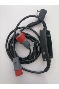 Taşınabilir Elektrikli Araç Trifaze 11/22kw Şarj Cihazı Ilave Ev Prizi Dönüştürücülü ürün fotoğrafı