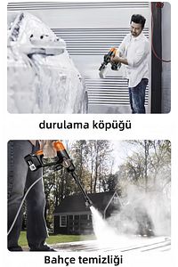21v Şarjlı Oto ,hayvan Yıkama, Bahçe Sulama Makinesi Bar Akülü Basınçlı ürün fotoğrafı