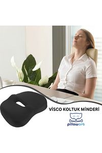 Ortopedik Oturma Simidi Hemoroid Basur Minderi Kuyruk Sokumu Koltuk Yastığı ürün fotoğrafı