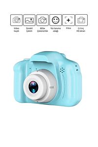Dijital Fotoğraf Makinesi Çocuk Mini 1080p Hd Kamera Selfie ürün fotoğrafı