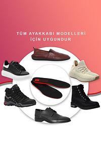 X45 Yumuşak Ortopedik Tabanlık,rahat Tabanlık,konfor Tabanı,spor Tabanlığı,erkek,kadın,siyah ürün fotoğrafı