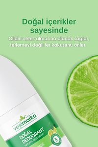 Doğal Roll On Deodorant- Bergamot Kokulu- Parfüm, Alüminyum Kimyasalı, Etil Alkol Içermez ürün fotoğrafı