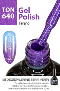 Kalıcı Oje Nailsoul Termo Simli 10ml Ton 640 ürün fotoğrafı