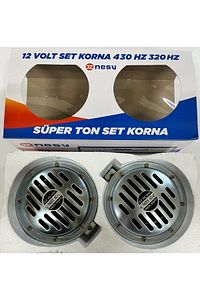 12v Hella Tip Büyük Kafa Didit Korna + Titretici Role Set Minibüsçü Kornası Sütçü Kornası ürün fotoğrafı