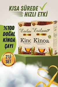 Kinoa Cay Zayıflama2 Destekleyici Bitkisel Çay 2 Li Set ürün fotoğrafı