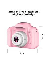 Dijital Fotoğraf Makinesi Çocuk Mini 1080p Hd Kamera Selfie ürün fotoğrafı
