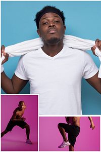 3lü Erkek Spor Saç Bandı Sporcu Kafabandı Headband Ter Bantı Fitness Saç Bantları Siyah&Beyaz&Gri ürün fotoğrafı