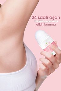 Doğal Roll On Gül Deodorant %100 Bitkisel Ve Vegan Ter Kokusu Önleyici ürün fotoğrafı