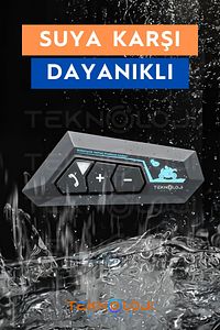 Kask Kulaklığı İntercom Bluetooth Mikrofonlu Kasklar İle Uyumlu Motosiklet Kulaklığı GürültüEngellme ürün fotoğrafı