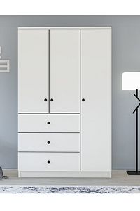 Gm 308 Ece Lüx 3 Kapı 3 Çekmeceli Düğme Kulplu Gardırop ürün fotoğrafı