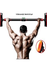 Yeni Nesil 72-95CM Kapı Barı Koridor Barfiksi Barfix Spor Aleti Demiri Barfiks Çubuğu ürün fotoğrafı