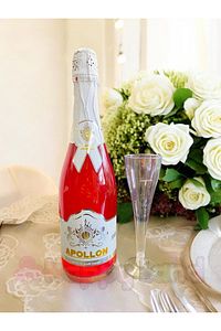 Çilek Aromalı Alkolsüz Içecek Be Parti Içeceği Pembe Kokteyl 750ml 6'lı Kadeh Hediyeli ürün fotoğrafı
