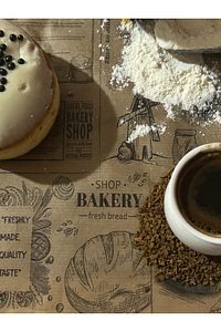 Yağlı Sunum Kağıdı Bakery Lover 48 Adet ürün fotoğrafı