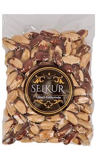 Brezilya Cevizi 500gr Yeni Bütün Tane(VAKUMLU AMBALAJDA, ÇİĞ VE TUZSUZ) ürün fotoğrafı