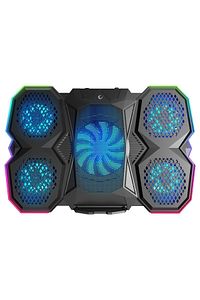 Ad-rc14 X-ranger Rgb 5fan Yükseklik Ayarlı Telefon Tutucu 9-17" Notebook Soğutucu Stand ürün fotoğrafı