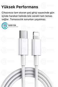 iPhone Tüm Serilere Uyumlu 20w Hızlı Şarj Seti Adaptör ve Type C Kablosu 7 8 X 11 12 13 14 Plus Pro ürün fotoğrafı