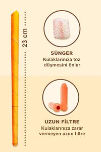 Kulak Temizleme Mumu 5 Çift (10 ADET) ürün fotoğrafı