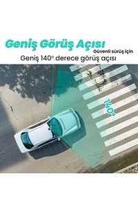 360 G300h Pro 2k Qhd Adas Wifi Gps 140° Geniş Açı Gece Görüşlü Akıllı Araç Içi Kamera ürün fotoğrafı
