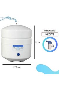 12 Litre Metal Tank 3.2 Galon Su Arıtma Tankı ürün fotoğrafı