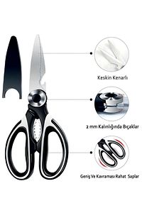Çok Amaçlı Ultra Keskin Mutfak Makası ürün fotoğrafı