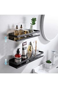 Banyo Rafları Sondajsız Köşe Rafı Duvara Monte Duş Tutucu Tuvalet Düzenleyici Banyo Aksesuarları ürün fotoğrafı