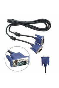 Hadron Hd4034 Vga Kablosu Ekran Lcd Monitör Projeksiyon Bağlantı Kablosu - Çift Filtreli - 1.5 Metre ürün fotoğrafı