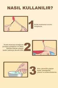 Kulak Temizleme Mumu 5 Çift (10 ADET) ürün fotoğrafı