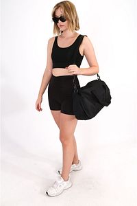 Unisex Günlük Kullanım El Kol Ve Omuzda Taşınabilir Spor Seyahat Fitness Çantası Gym Bag ürün fotoğrafı