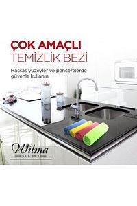 Mikrofiber Temizlik Bezi 12 Adet 30x30 ürün fotoğrafı