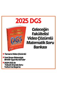 2025 Dgs Çözümlü Matematik Soru Bankası- Geleceğin Fakültelisi- ürün fotoğrafı