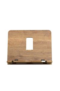Kitap Okuma Standı Ahşap Sayfa Tutucu Aparatlı Katlanabilen Portatif Tablet Telefon Standı ürün fotoğrafı