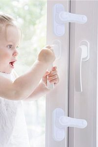 1 Adet Pvc Pimapen Pencere Cam Balkon Kapısı Güvenli Emniyet Kilidi ürün fotoğrafı