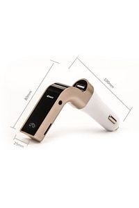 2020 Yeni Model Bluetooth 4.1 Araç Kiti Car G7 Fm Transmitter Çakmaklık Girişli Mp3 Çalar Usb Aux Bt ürün fotoğrafı